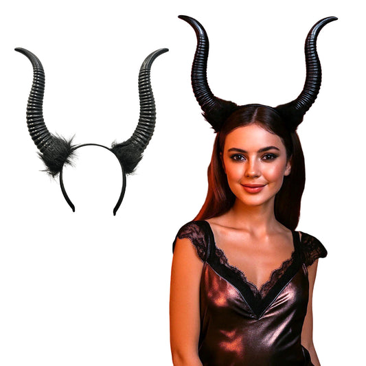 Maleficient Headband Black - 1PC