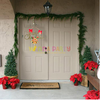 Merry Christmas Fancy Door Hanging Decoration - 1PC