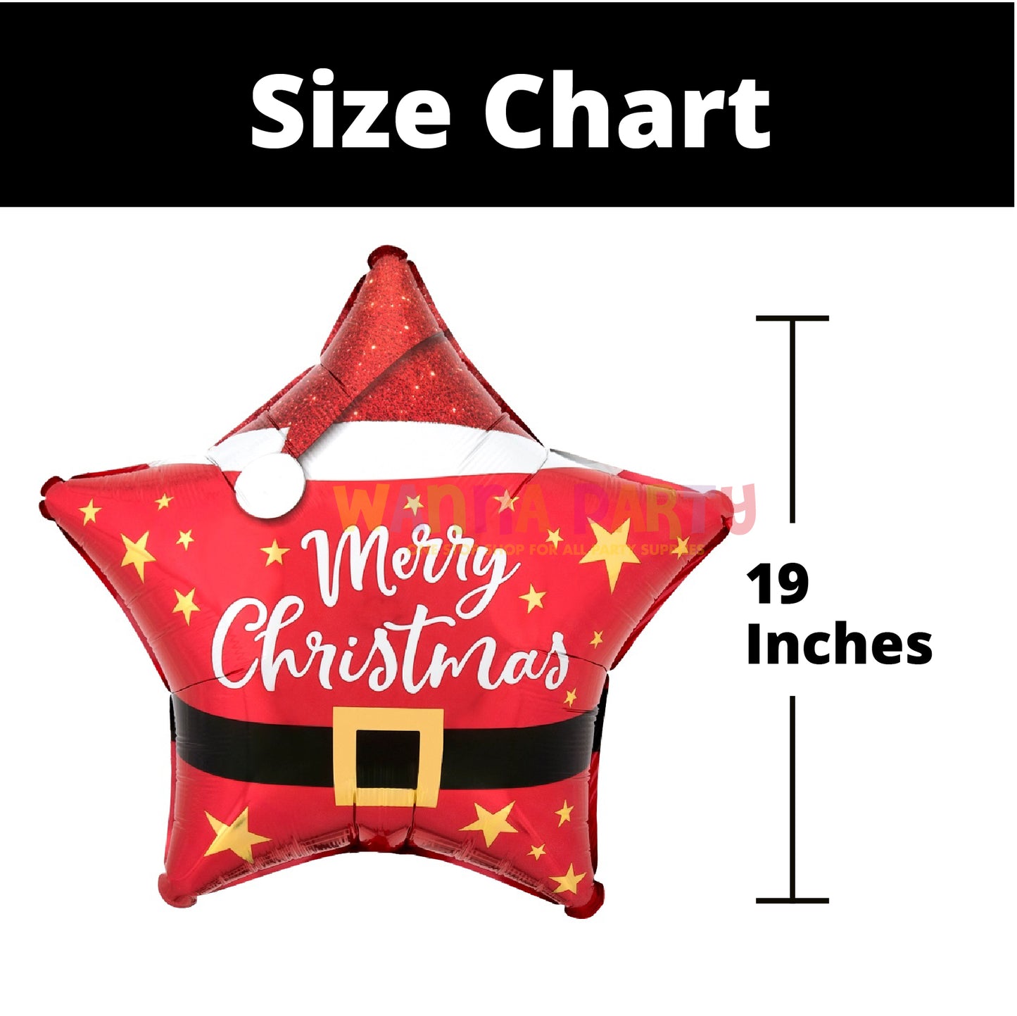 19S XL SANTA CHRISTMAS STAR