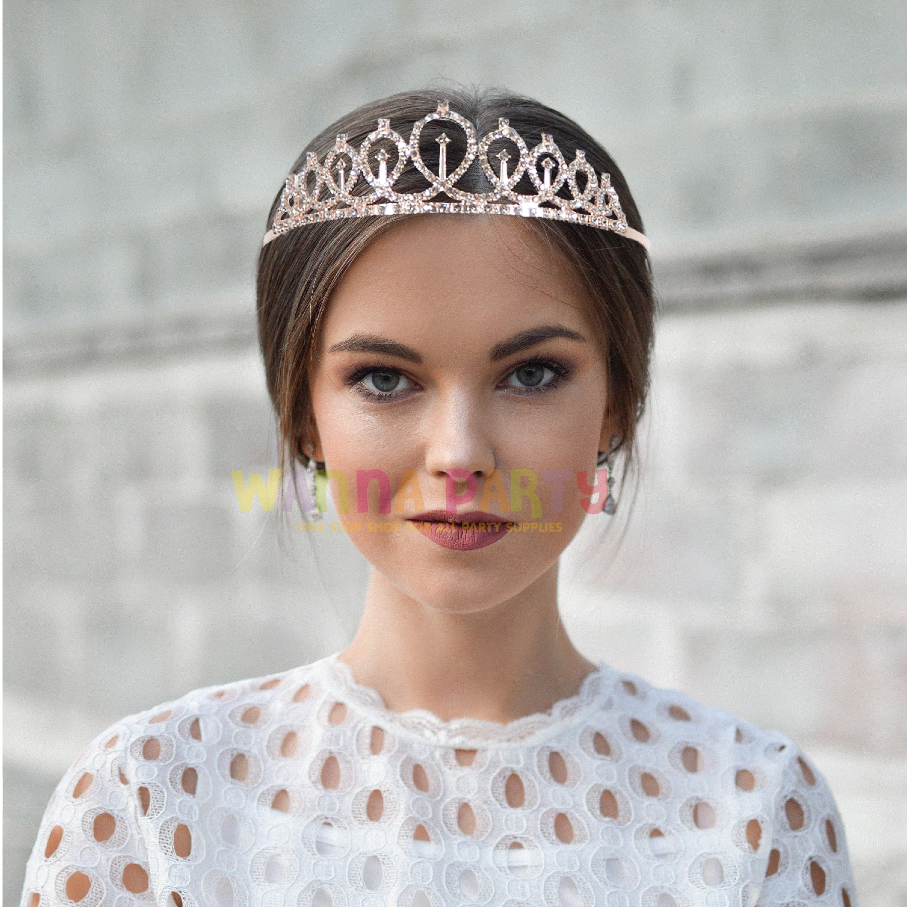 Metal Tiara Rose Gold