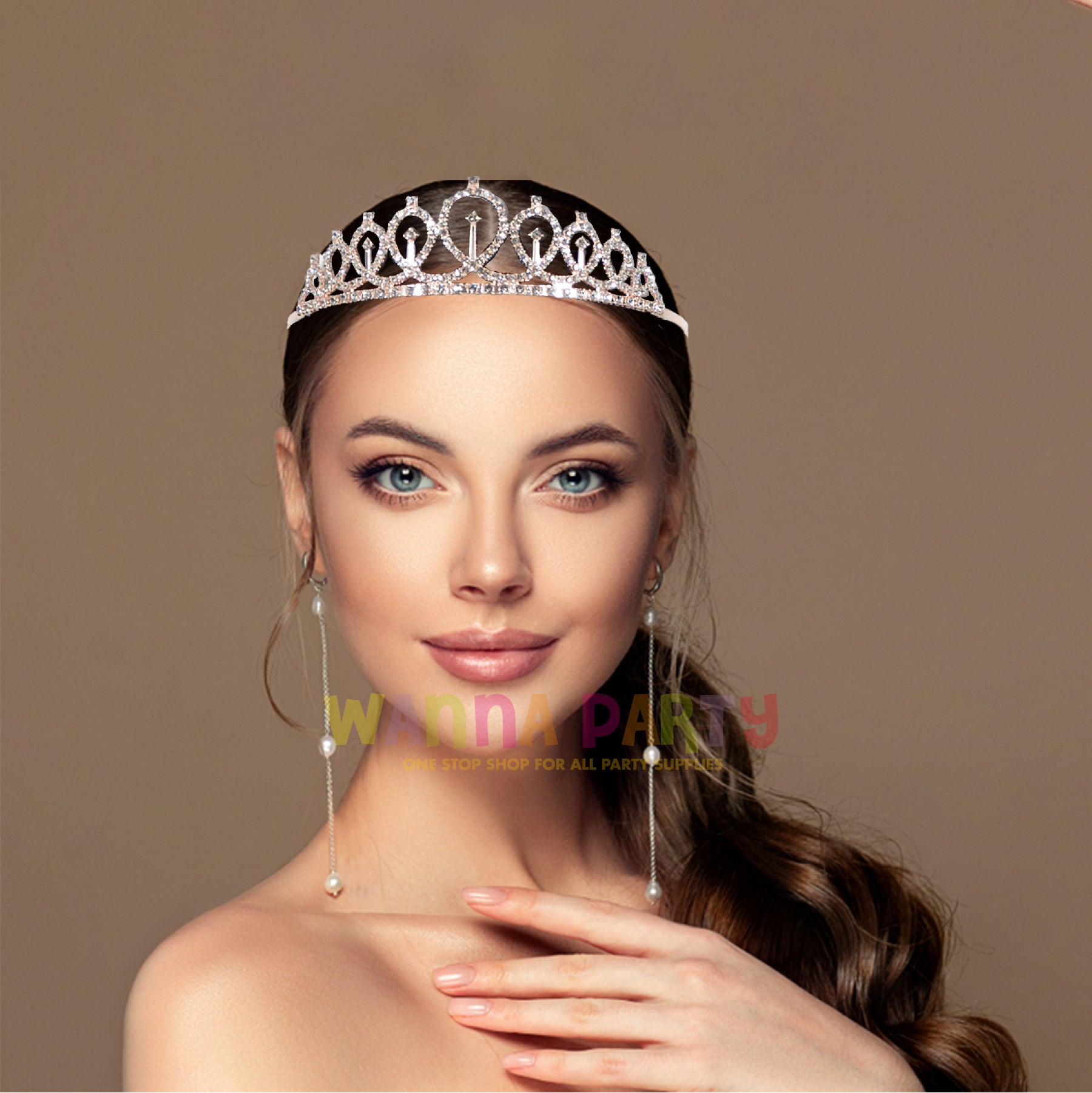 Metal Tiara Rose Gold