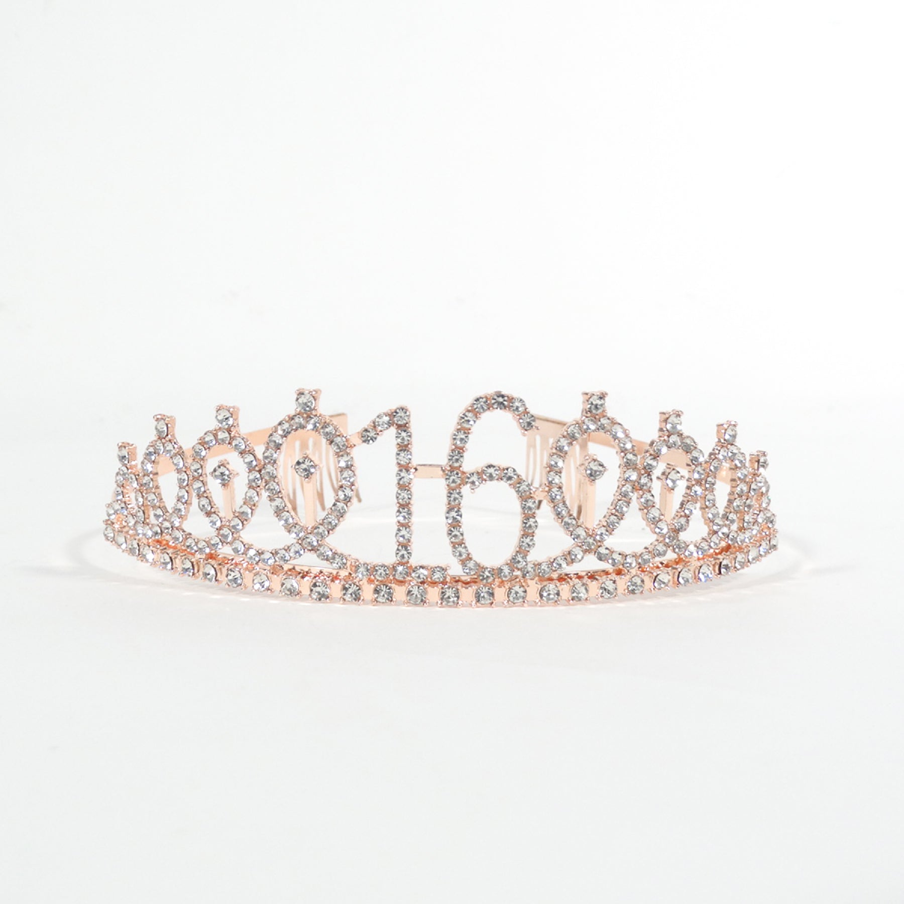 Metal Tiara Rose Gold 16