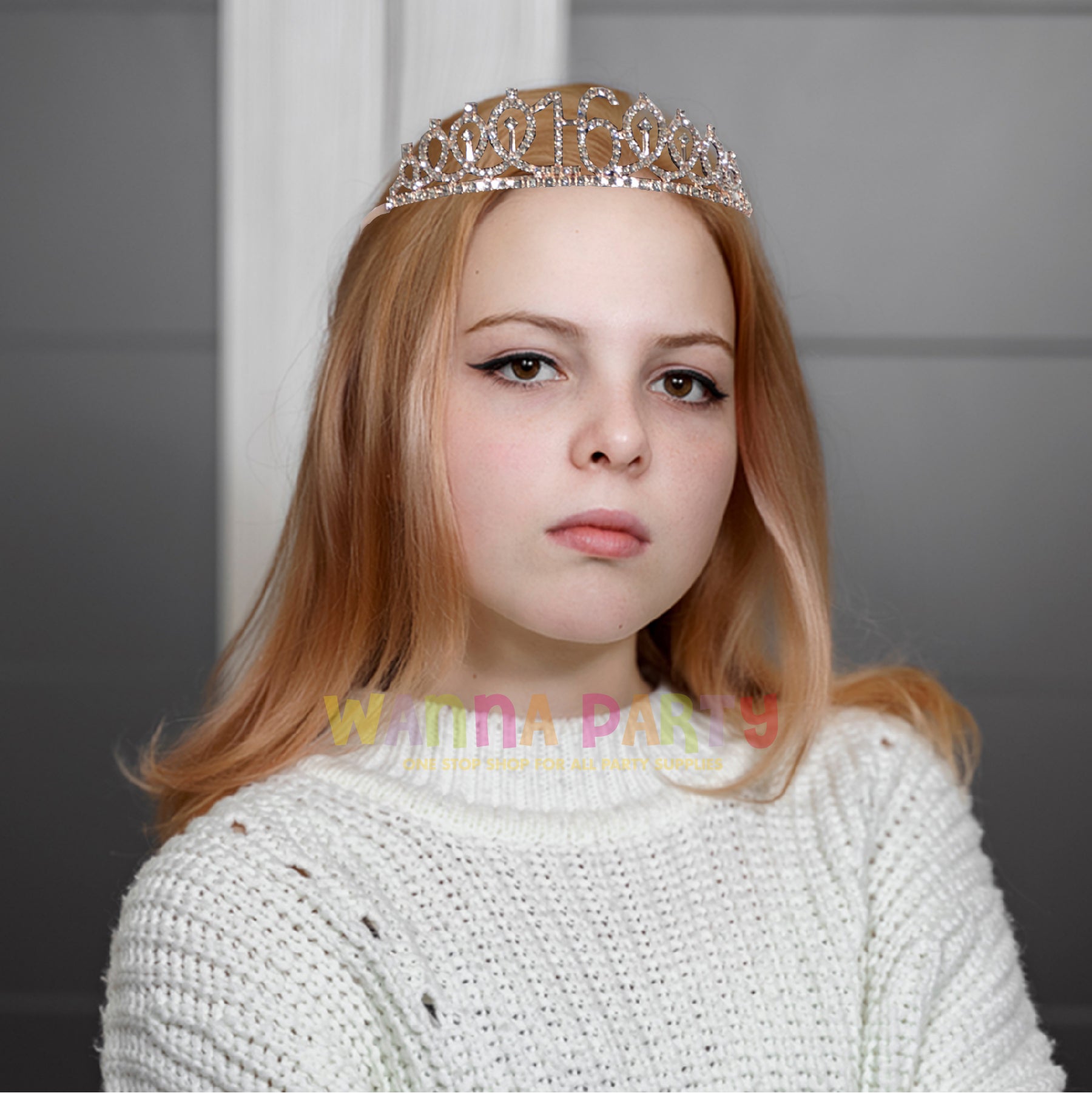 Metal Tiara Rose Gold 16