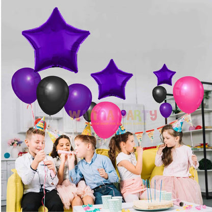 Metallic Purple Star Balloon 19" S15