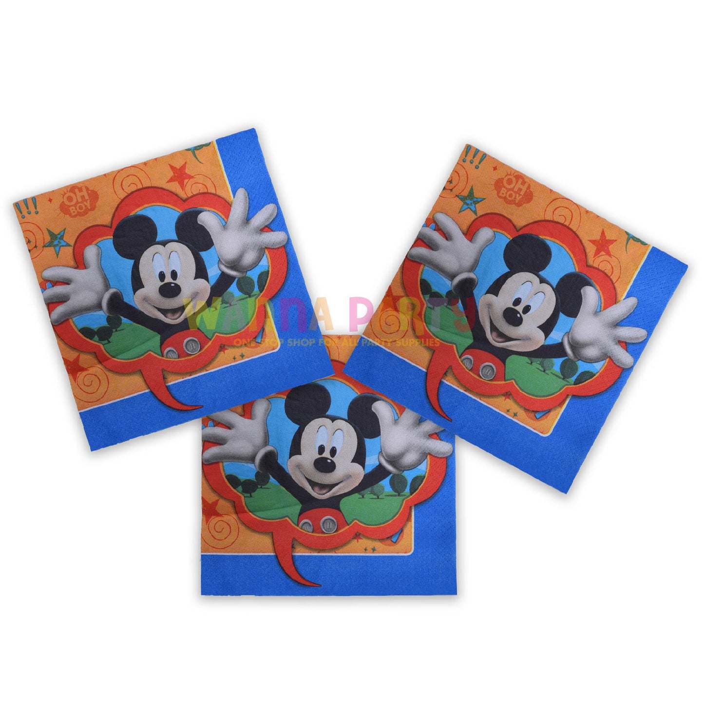 Mickey Mouse Lunch Napkins (Pack of 16)