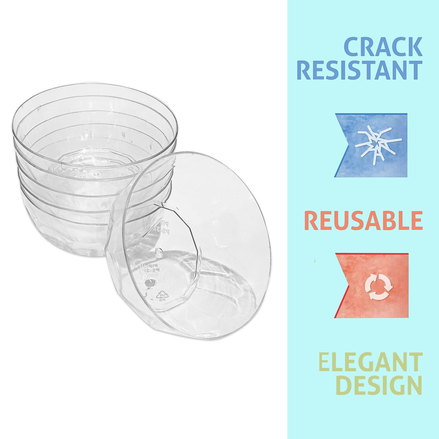 Mini Dessert Bowls - 60ML - 6PC