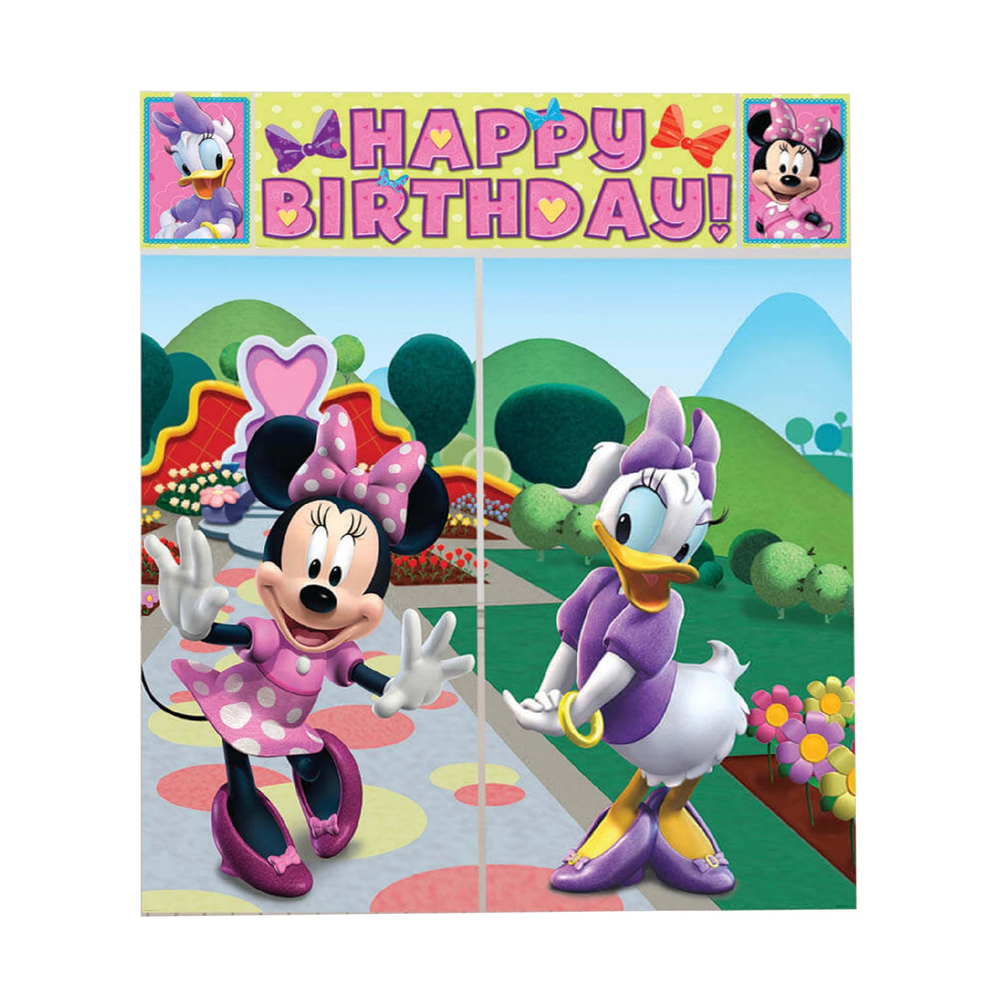 Minnie Mouse Scene Setter 65" x 59" - 5PC