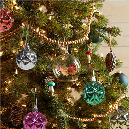 Multicolor Disco Ball Tree Hangings - 6 PC