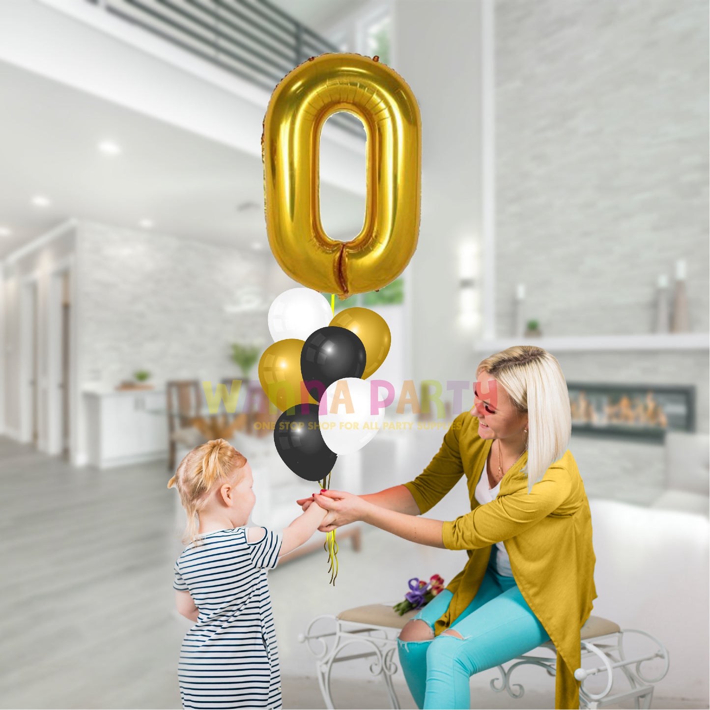 Number 0 Balloon - 40 inches