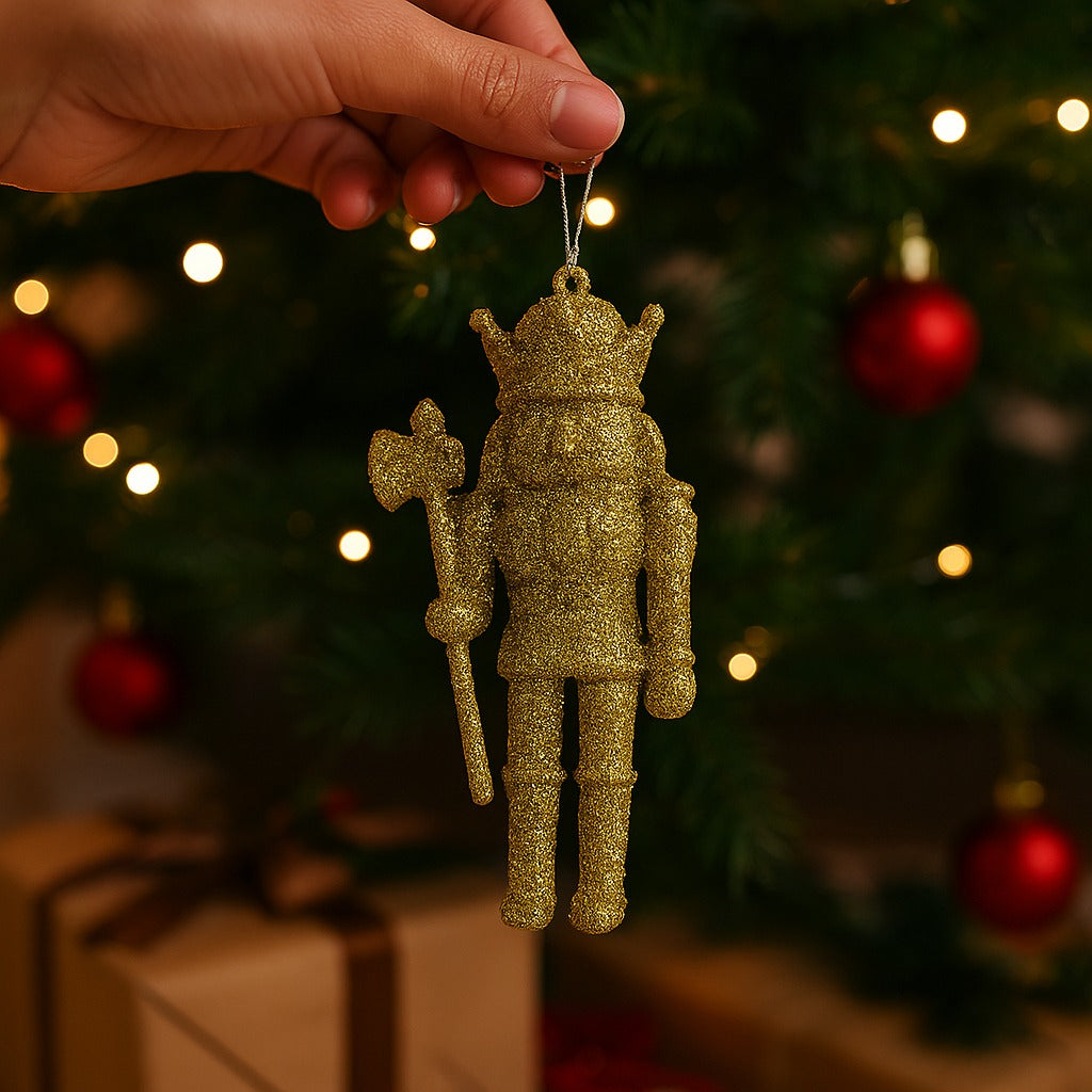 Nut Cracker Hangings Golden - 1PC