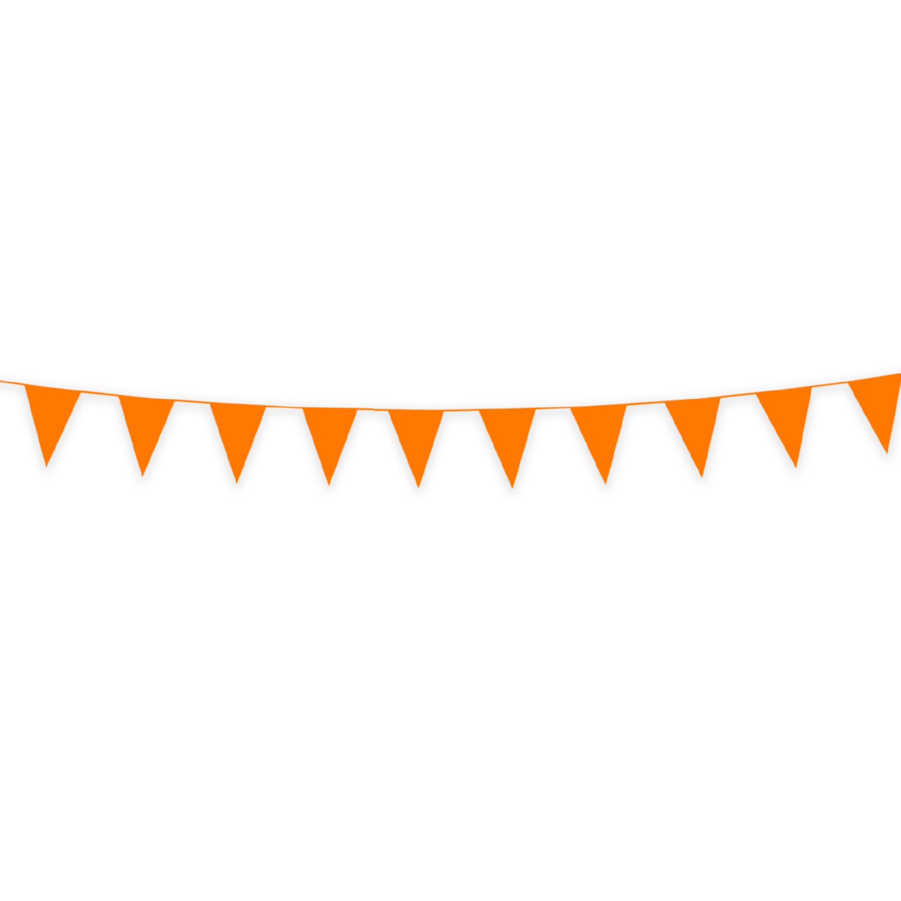 Orange Bunting Banner - Over 6 FT