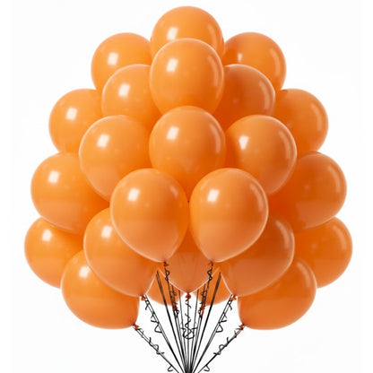 Orange Latex  Balloons 10" - 20PC