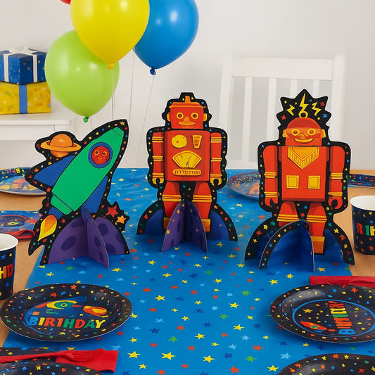 Robot Theme Party Centerpiece - 1PC