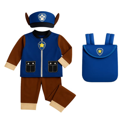 Paw Patrol Costume Blue for Kids with Bag