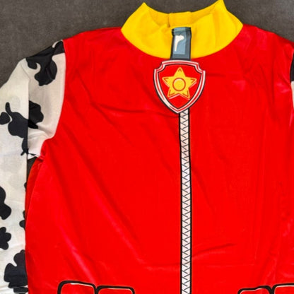 Paw Patrol Costume  Red for Kids with Bag