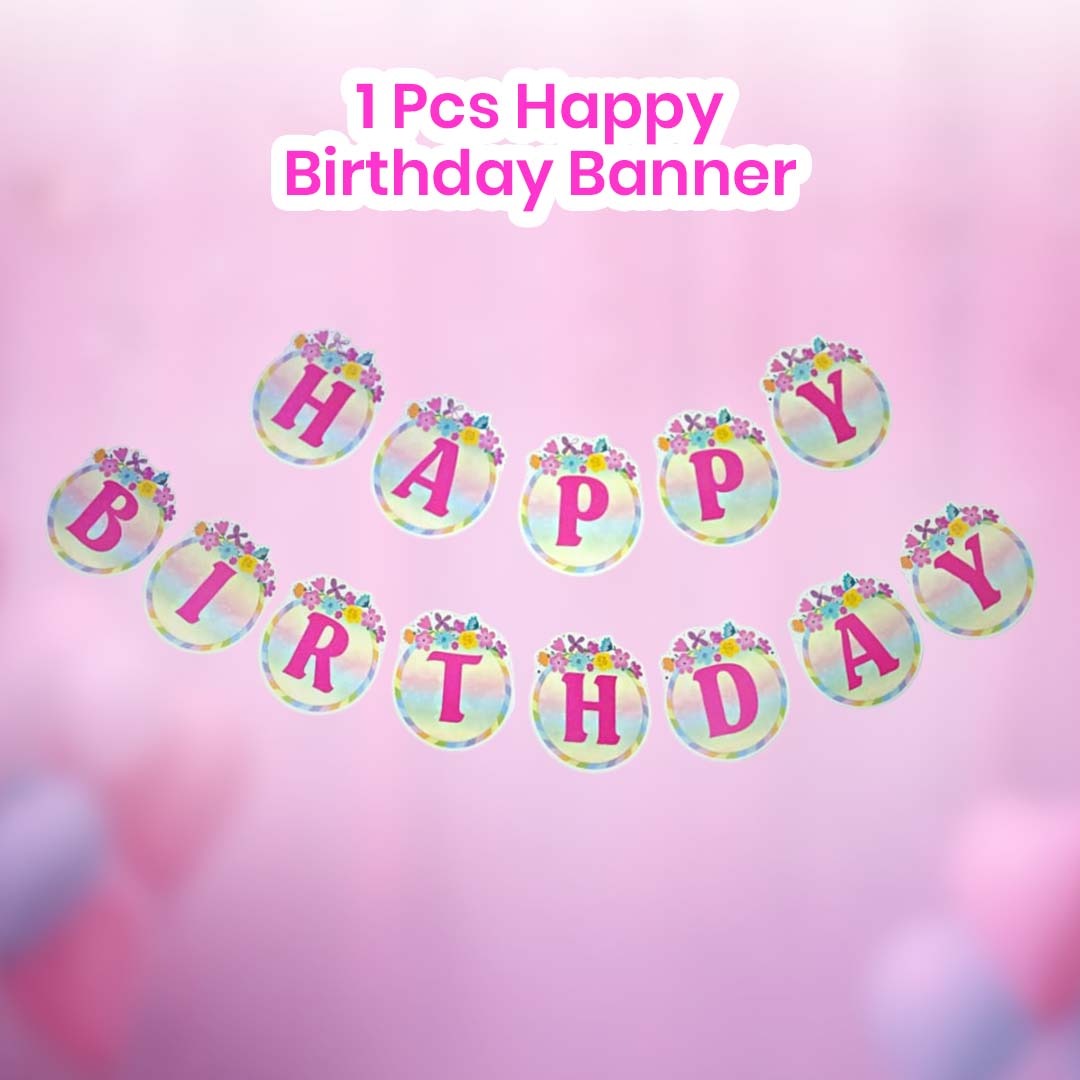 Princess Birthday Party Decoration Set - 17PC