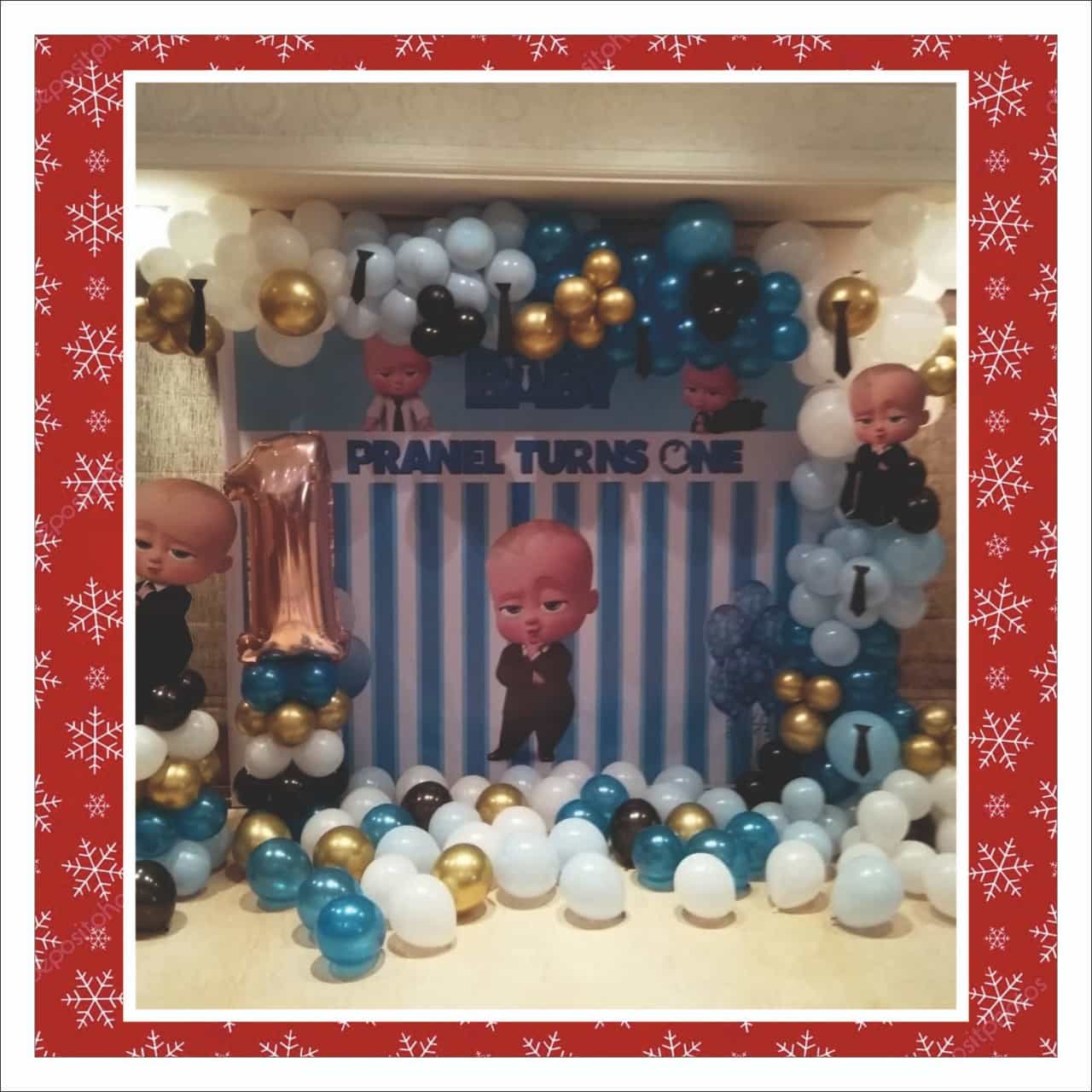 Boss Baby 1st Birthday Set Up