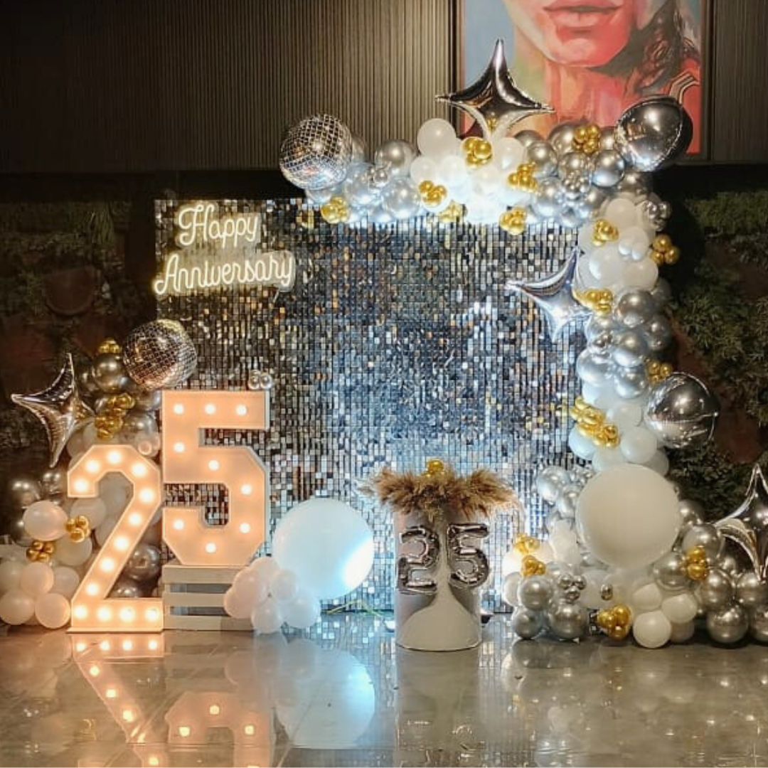 25th Anniversary Set up