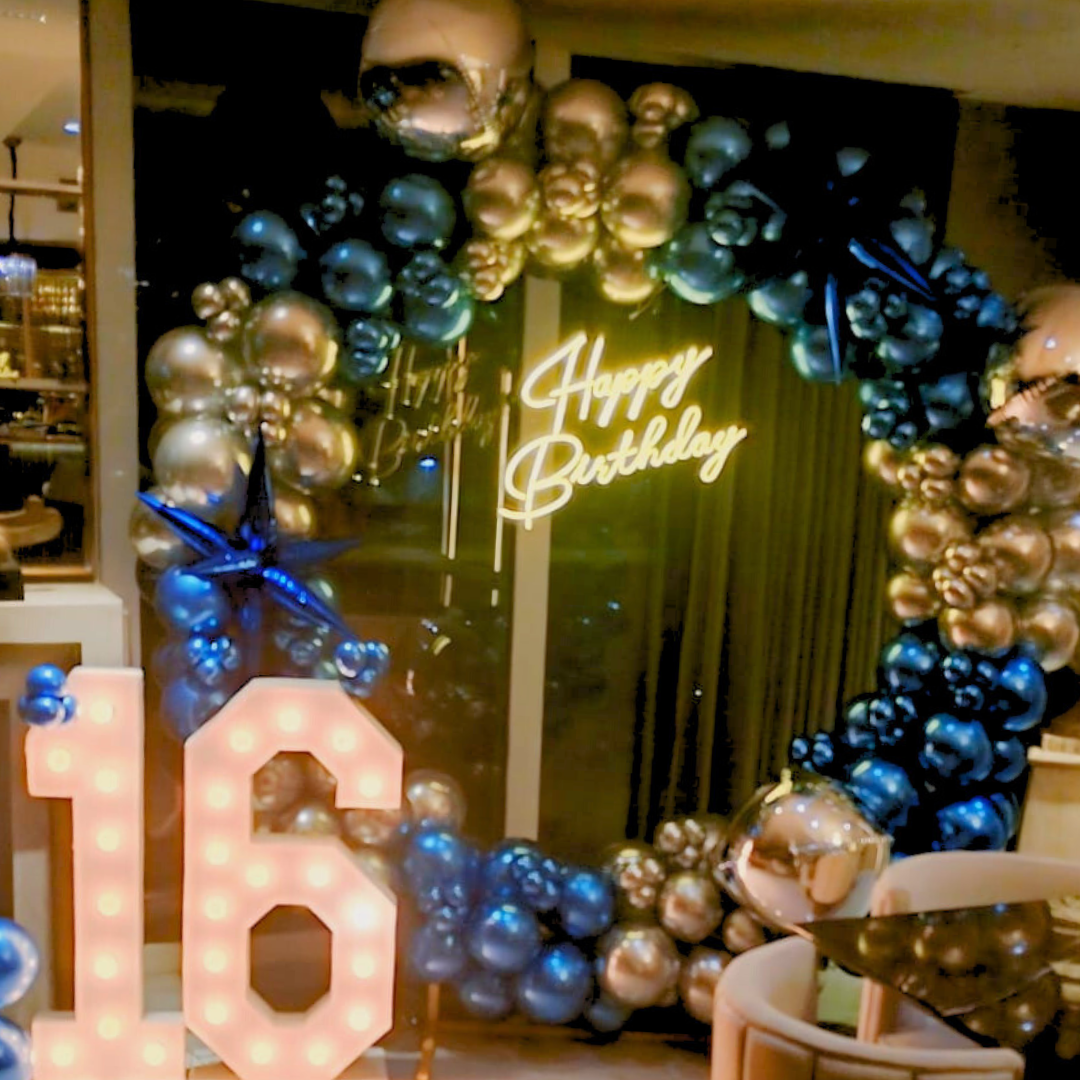 16th Birthday Set up