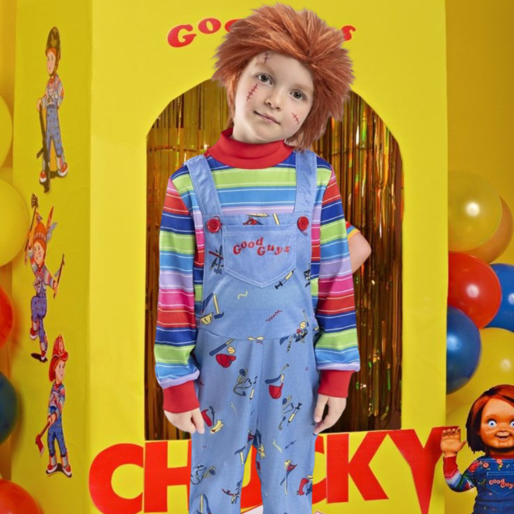 Chucky Doll Unisex Costume for Kids from The Movie "Child's Play"