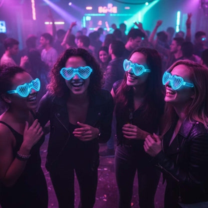 Led Heart Wired Shades Assorted Colour -1PC