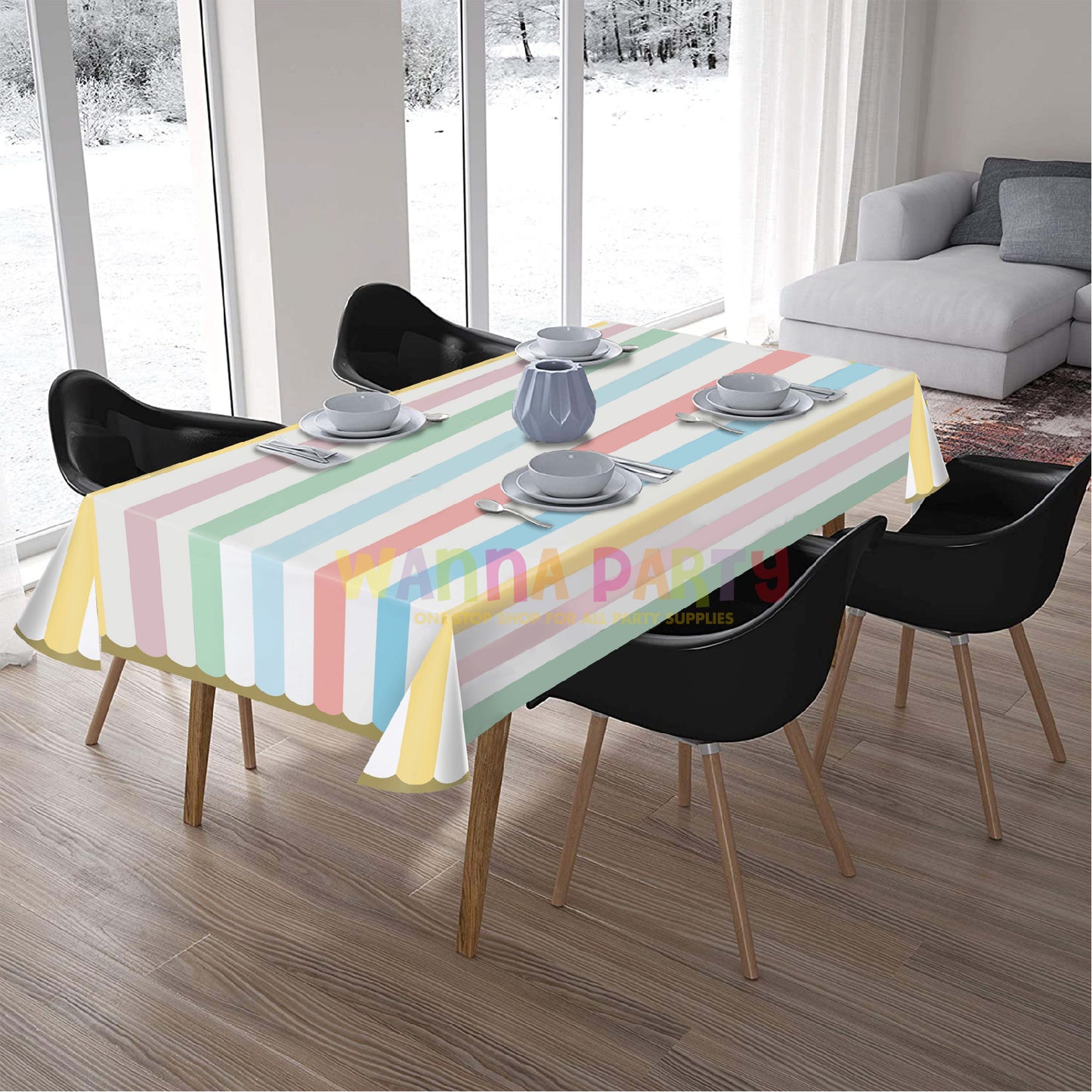 Pastel Color Table cover 54 inch x 102 inch