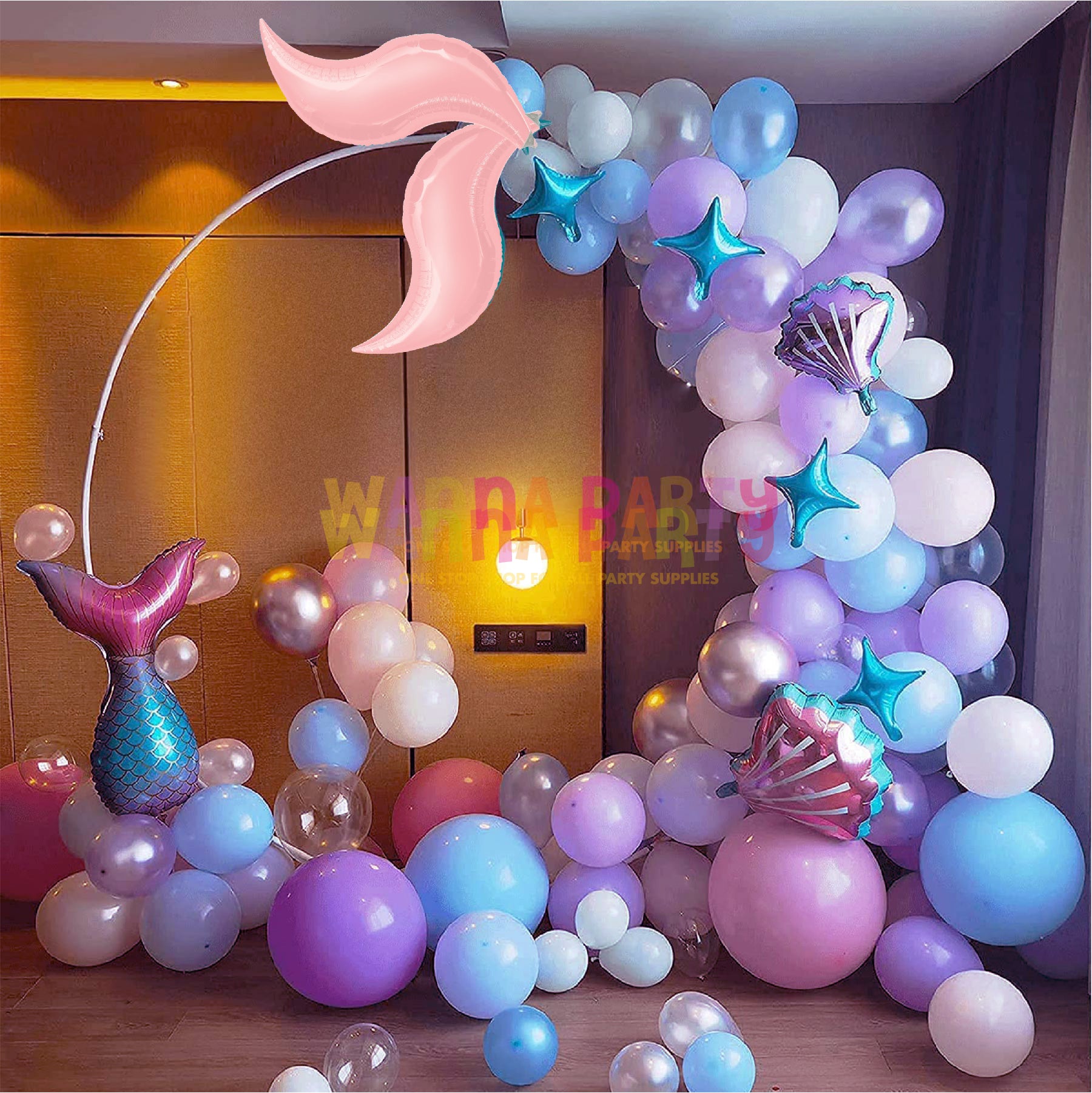 Pastel Pink Curve Balloon 28"