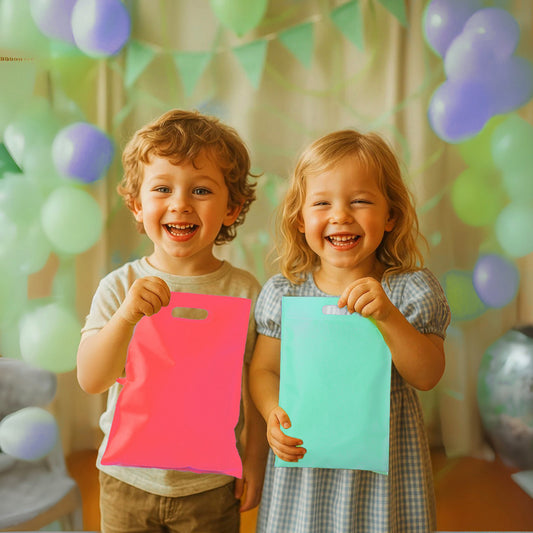 Pastel Loot Bags Blue and Pink Combo Set - 20PC