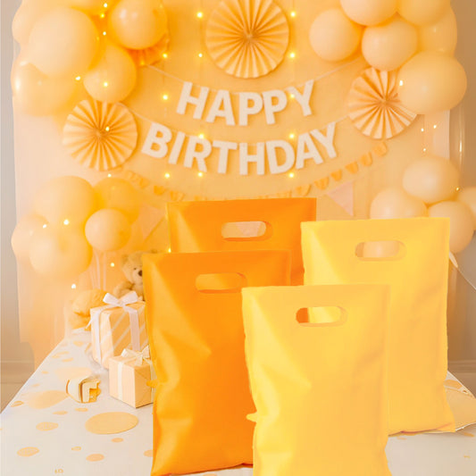 Pastel Loot Bags Yellow and Orange Set - 20PC