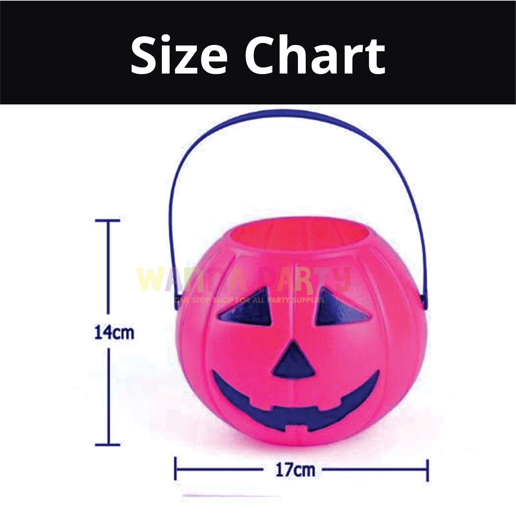 Pink Halloween Basket