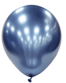 Platinum Ultra Shine Blue Balloons - 10PC