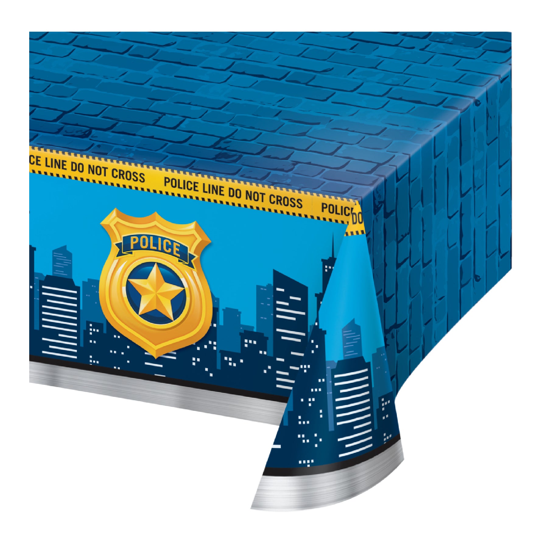 Police Party Tablecover 54 inch x 108 inch