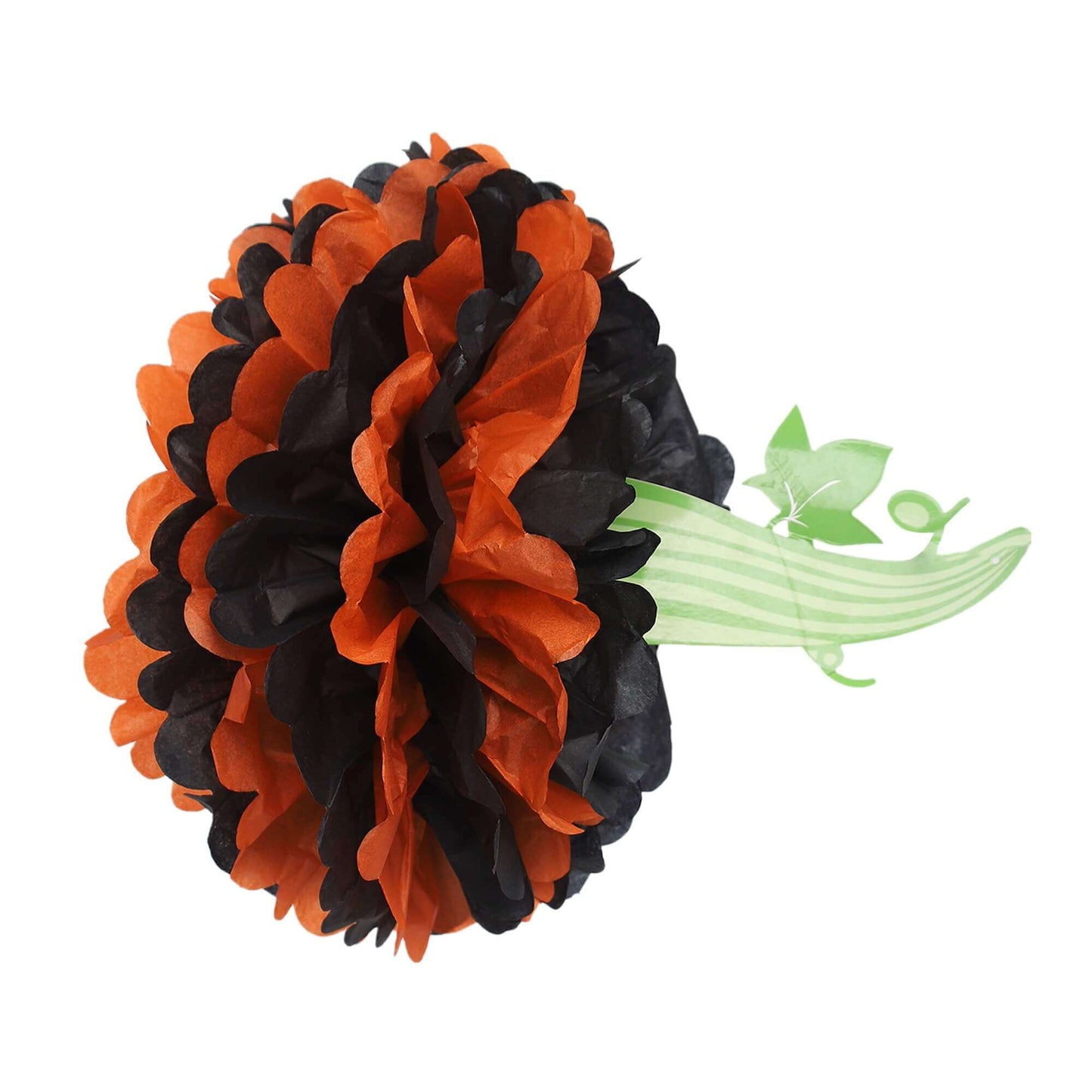 Pumpkin Tissue Paper Pom Pom - 4PC