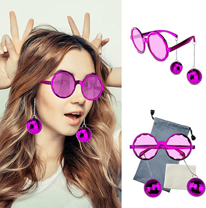 Disco Ball Shades Purple -1PC