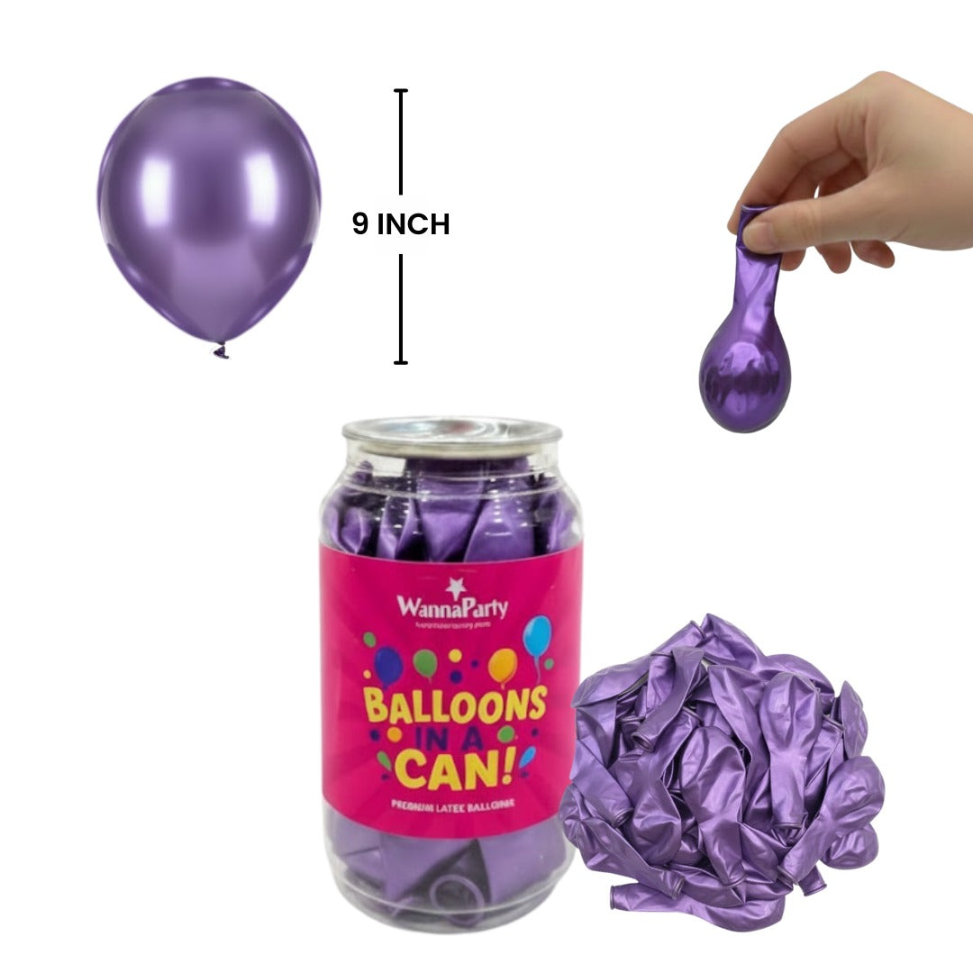 Chrome Purple Premium Latex Balloons 10" - 20PC