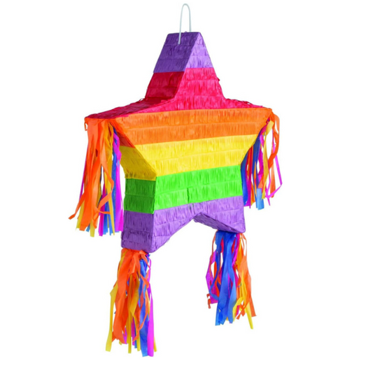 Rainbow Shaped Star Pinata