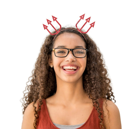 Red Headband with Trishul