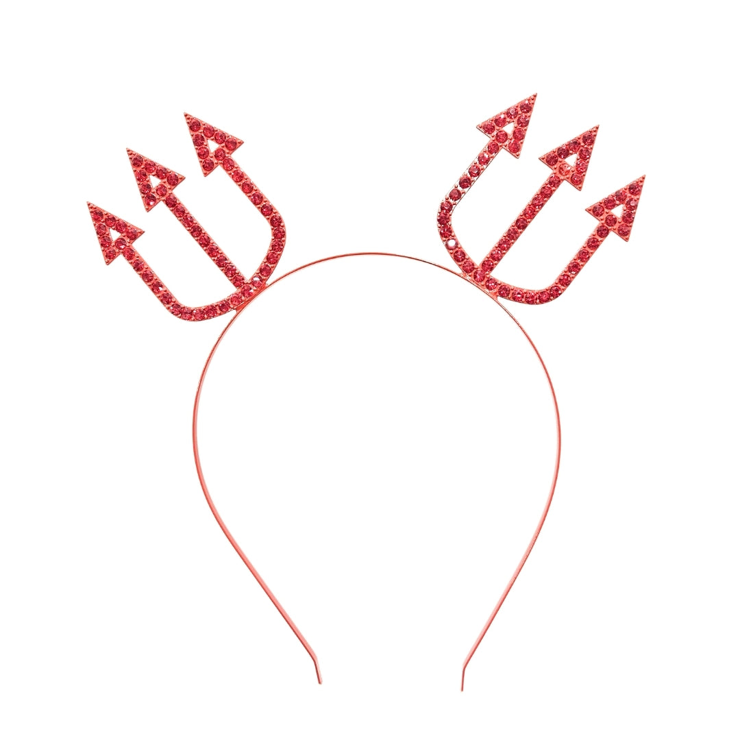 Red Headband with Trishul