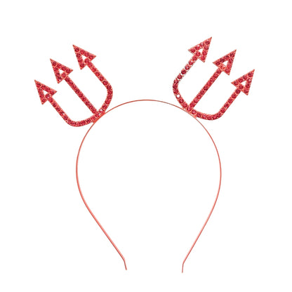 Red Headband with Trishul