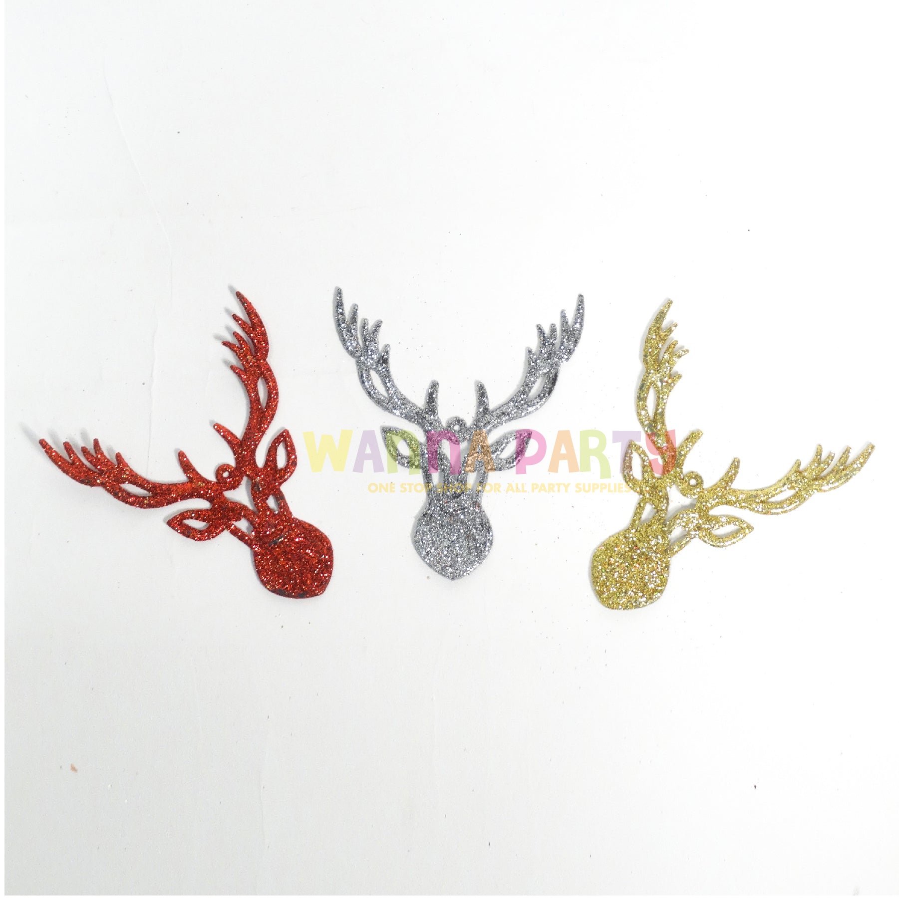 Reindeer Tree Hanging Decorations - 3PC