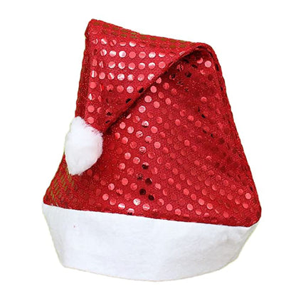 Red Sequin Santa Hat-1PC