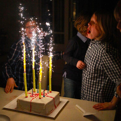 Sparkling Birthday Candle Large / Champagne Popping Candles for Clubs & Parties / Long Lasting -  Size – 12 inches – 1 PC