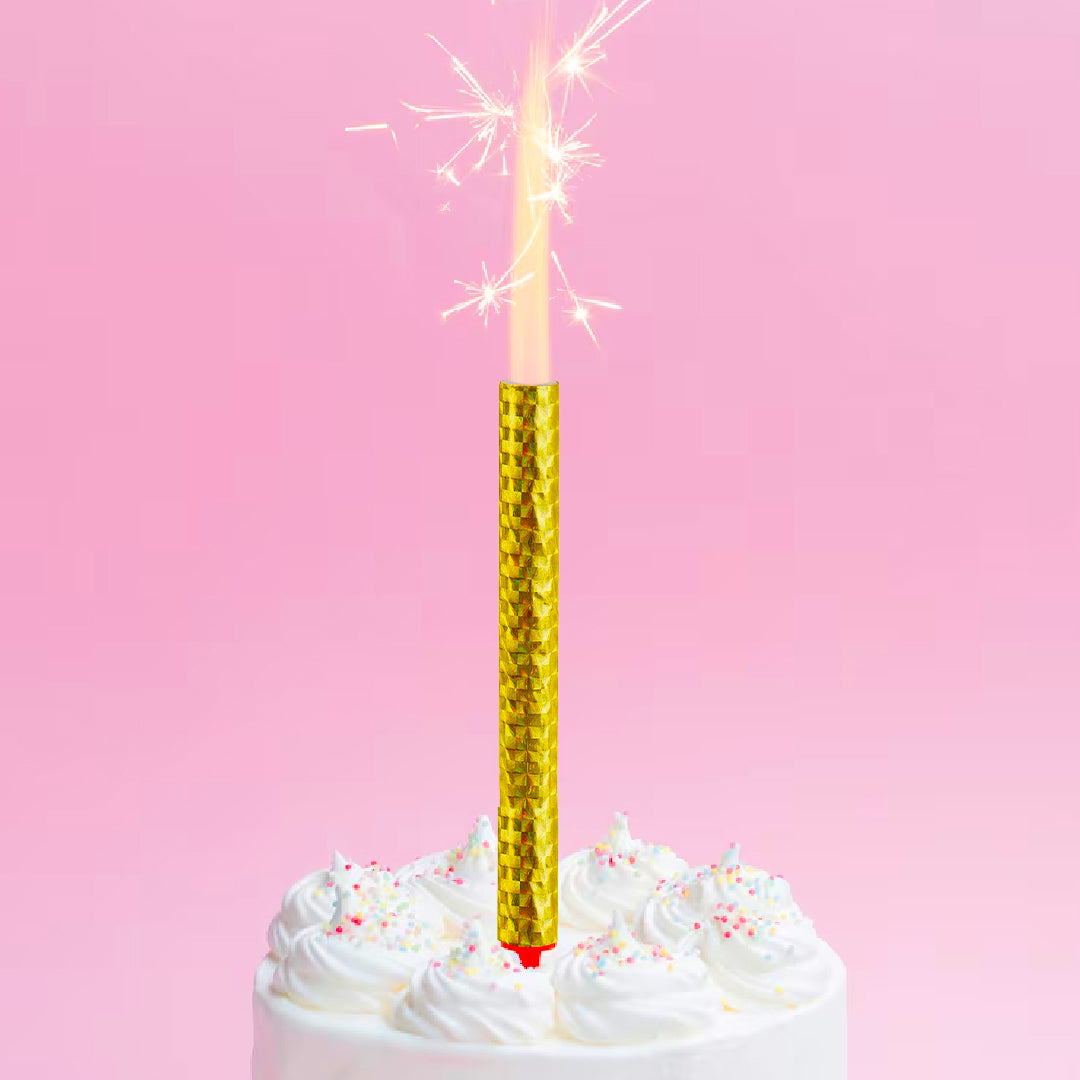 Sparkling Birthday Candle Large / Champagne Popping Candles for Clubs & Parties / Long Lasting -  Size – 12 inches – 1 PC