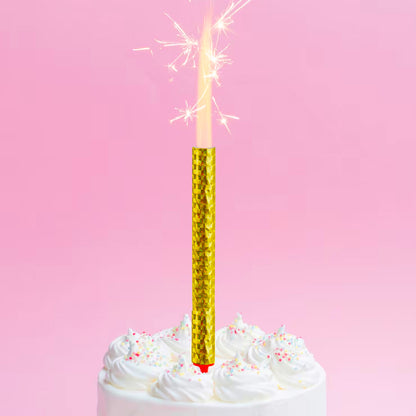 Sparkling Birthday Candle Large / Champagne Popping Candles for Clubs & Parties / Long Lasting -  Size – 12 inches – 1 PC