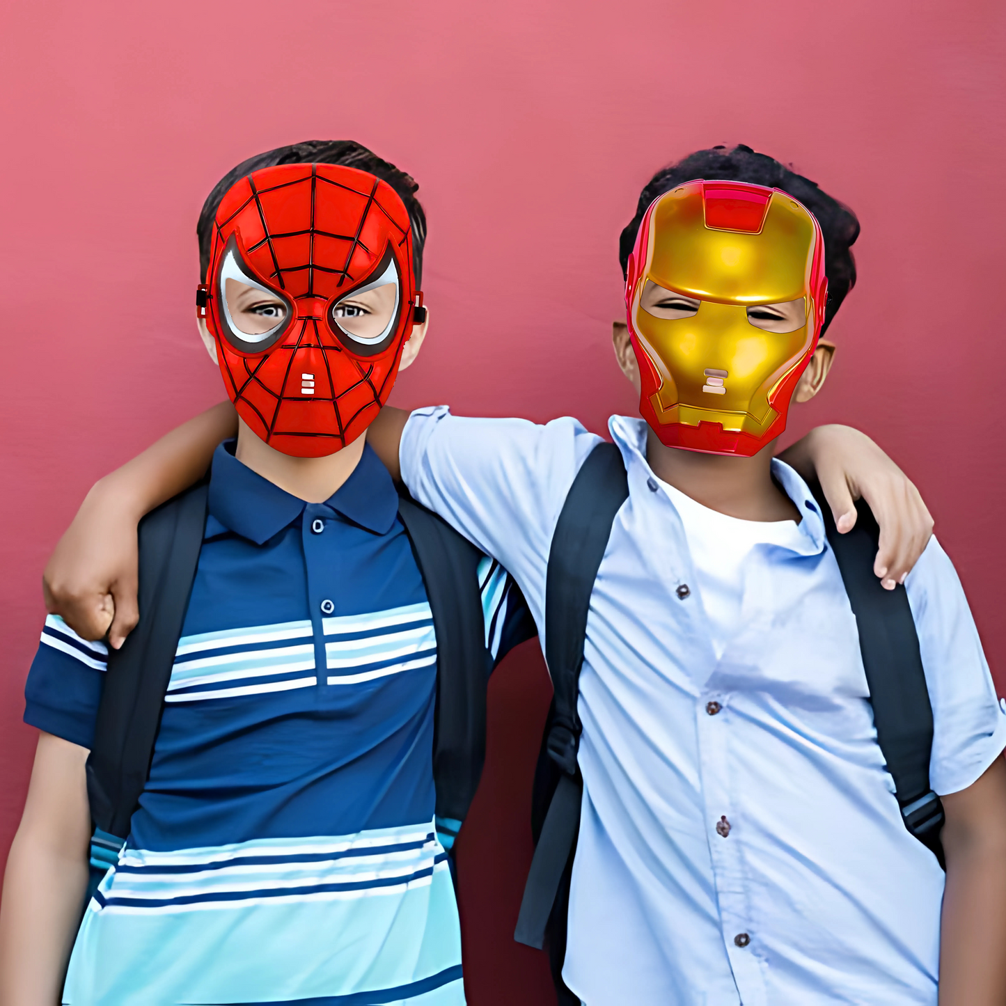 Kids Superhero Mask Set – Pack of 4