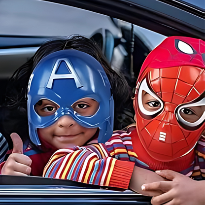 Kids Superhero Mask Set – Pack of 4