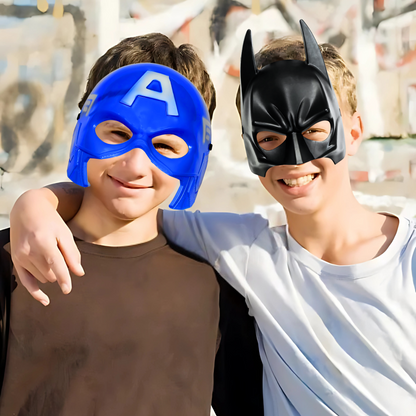 Kids Superhero Mask Set – Pack of 4