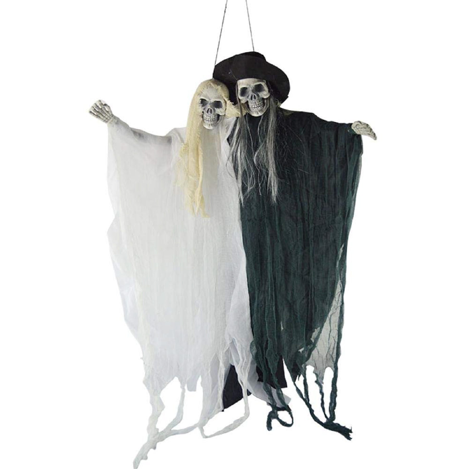 Black & White Twin Skeleton Hanging - 4FT