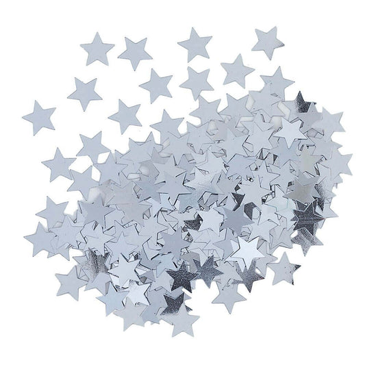 Silver Star Confetti