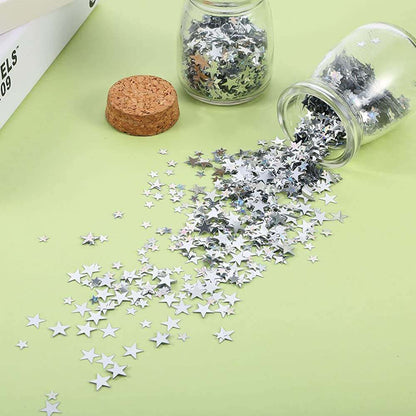 Silver Star Confetti